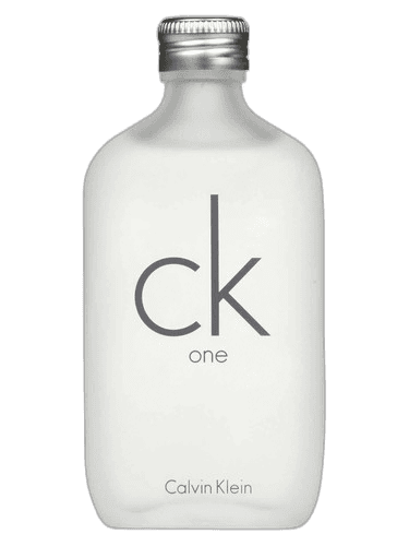 Bottle of CK One fragrance